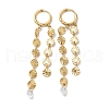 Glass Dangle Hoop Earrings EJEW-Q781-23G-1