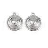 304 Stainless Steel Pendants STAS-D363-02P-1