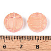 Transparent Spray Painted Glass Beads GLAA-S190-007A-06-3