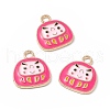 Alloy Enamel Pendants ENAM-H039-04G-D-3