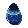 Dyed Natural Brazilian Agate Big Pendants G-T104-16M-5