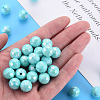 Opaque Acrylic Beads TACR-S154-10F-04-2