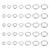 700Pcs 7 Styles 201& 304 Stainless Steel Split Rings STAS-CJ0002-17-1