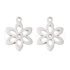 Non-Tarnish 316 Stainless Steel Charms STAS-C096-10D-P-1