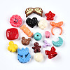 Opaque Acrylic Beads OACR-T028-37-1-1