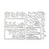 Carbon Steel Embossing Knife Die Cutting for DIY Template DIY-D044-07-1