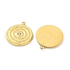 PVD Vacuum Plating 304 Stainless Steel Pendants STAS-L278-021G-2