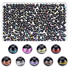   297pcs 9 colors Glass Beads GLAA-PH0003-30-1