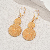Alloy Flat Round Hoop Earrings AF4583-5