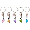 Alloy Enamel & Resin Pendant Decoration KEYC-JKC00900-1