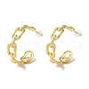 PVD Vacuum Plating 201 Stainless Steel Studs Earring EJEW-B059-16G-1