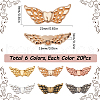 SUNNYCLUE 120Pcs 6 Colors Zinc Alloy Beads FIND-SC0011-82-2