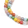 Electroplate Glass Beads Strands EGLA-D300-10-8mm-3