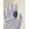 Oval Transparent Resin Finger Rings FS-WG7A84E-02-1