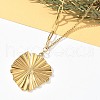 304 Stainless Steel Pendant Necklaces for Women NJEW-D312-02B-G-2