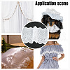 DELORIGIN 8 Yards Cotton Embroidery Flower Lace Ribbon OCOR-DR0001-04-7