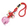 Glass Round Ball Hanging Ornaments HJEW-Z006-01C-3