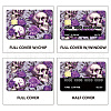 Rectangle PVC Plastic Waterproof Card Stickers DIY-WH0432-366-4