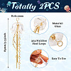 Glass Pendants PALLOY-TAC0119-4