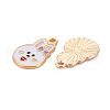 Alloy Enamel Pendants ENAM-N054-77D-2