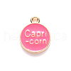 Alloy Enamel Pendants ENAM-S124-01B-03E-3
