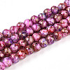 Baking Painted Glass Beads Strands X1-DGLA-N003-4mm-B03-1