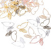 CHGCRAFT 120Pcs 6 Colors Tibetan Style Alloy Pendants FIND-CA0009-24-8