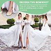 4Pcs 2 Styles Flower/Oval Alloy Rhinestone Detachable Shoe Buckle Clips FIND-FG0003-15-7
