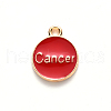 Alloy Enamel Pendants ENAM-S124-01B-07D-3