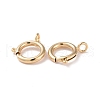 Eco-friendly Brass Spring Ring Clasps KK-D082-01A-G-2