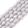 Opaque Solid Color Beads Strands EGLA-N013-P6mm-D05-1