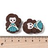 Princess Food Grade Silicone Focal Beads SIL-A008-05D-3
