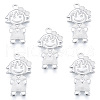 Non-Tarnish 304 Stainless Steel Pendants STAS-N098-183P-2
