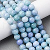 Opaque Glass Beads Strands GLAA-T031-01O-02-2
