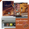 Portable Faux Suede Single Watch Pouch Storage Bags ABAG-WH0035-034-5