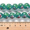 Handmade Lampwork Bumpy Beads Strands LAMP-A005-01F-4