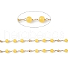 Dyed Natural Jade Round Beaded Chain CHS-C006-01I-2