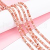 Dyed Natural Malaysia Jade Rondelle Beads Strands G-E316-2x4mm-42-6