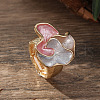 Zinc Alloy & Enamel Finger Rings for Women FS-WG84CD9-06-1