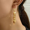 Elegant Butterfly Tassel Brass Hoop Earrings MY6765-3
