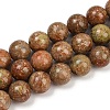 Natural Unakite Beads Strands G-F792-C06-02-2