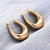 Ion Plating(IP)  304 Stainless Steel Hoop Earrings X-EJEW-A059-03G-3