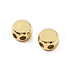 Flat Round Brass Beads KK-Z114-10G-2