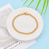 Brass Curb Chain Bracelets for Women BJEW-N032-07D-G-1