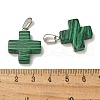 Synthetic Malachite Pendants G-Z067-06P-06-4