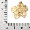 316 Stainless Steel Rhinestone Pendants STAS-K258-39F-G-3