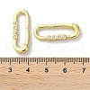Rack Plated Brass Micro Pave Cubic Zirconia Clasps KK-Z039-07A-3