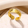 Simple Style 304 Stainless Steel Cuff Rings FS-WG1C3D0-01-1