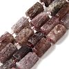 Natural Strawberry Quartz Beads Strands G-L552R-02-1