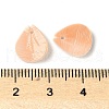 Natural Sea Shell Carved Leaf Charms SSHEL-C013-02A-3